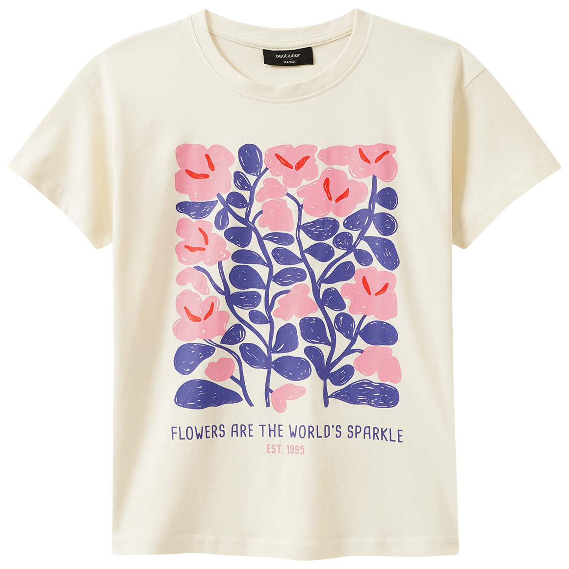 Mädchen T-Shirt mit großem Print