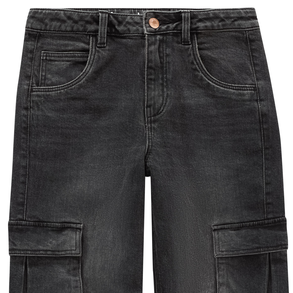 Jungen Cargo-Jeans mit geradem Bein