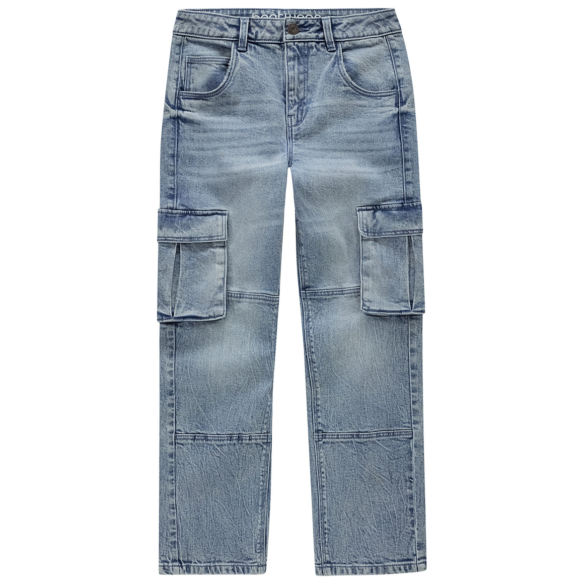 Jungen Cargo-Jeans mit geradem Bein