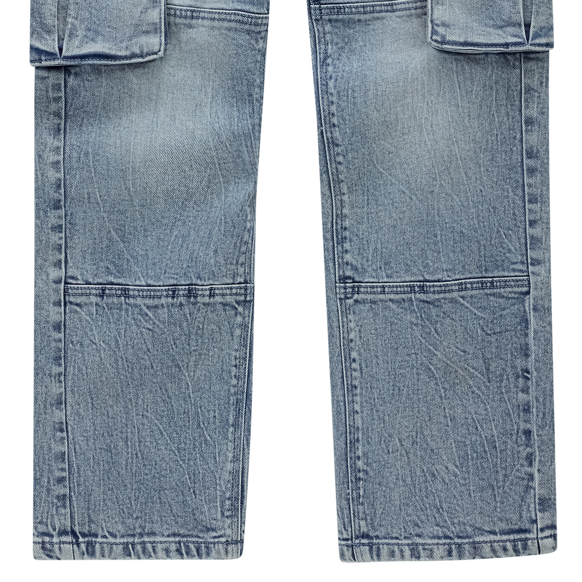 Jungen Cargo-Jeans mit geradem Bein