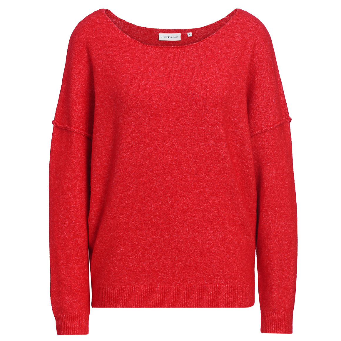 Damen Strickpullover mit U-Boot-Ausschnitt
