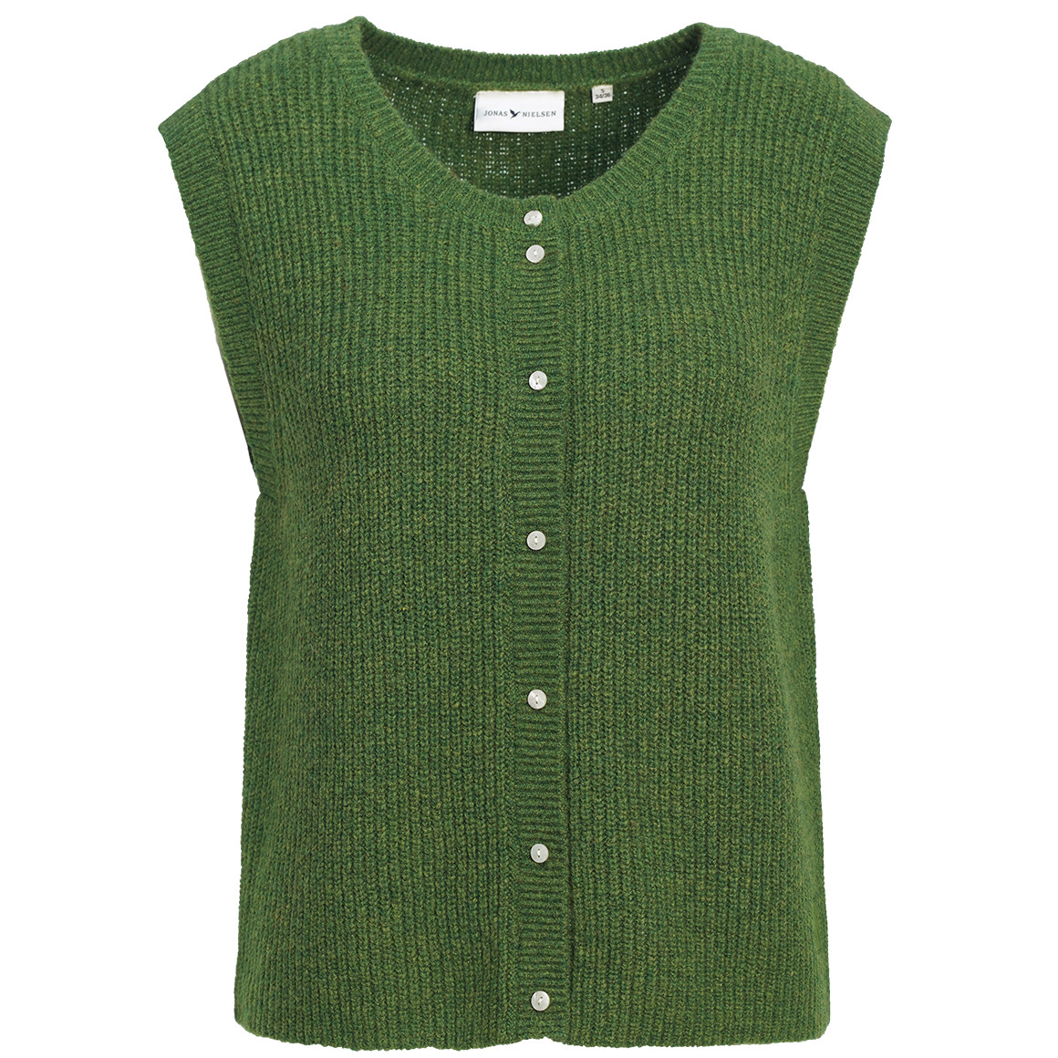 Damen Strickweste mit Knopfleiste