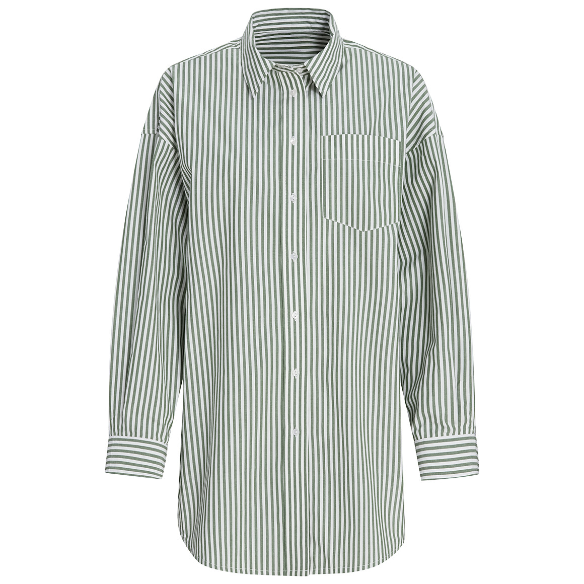 Damen Hemdbluse im Streifen-Look