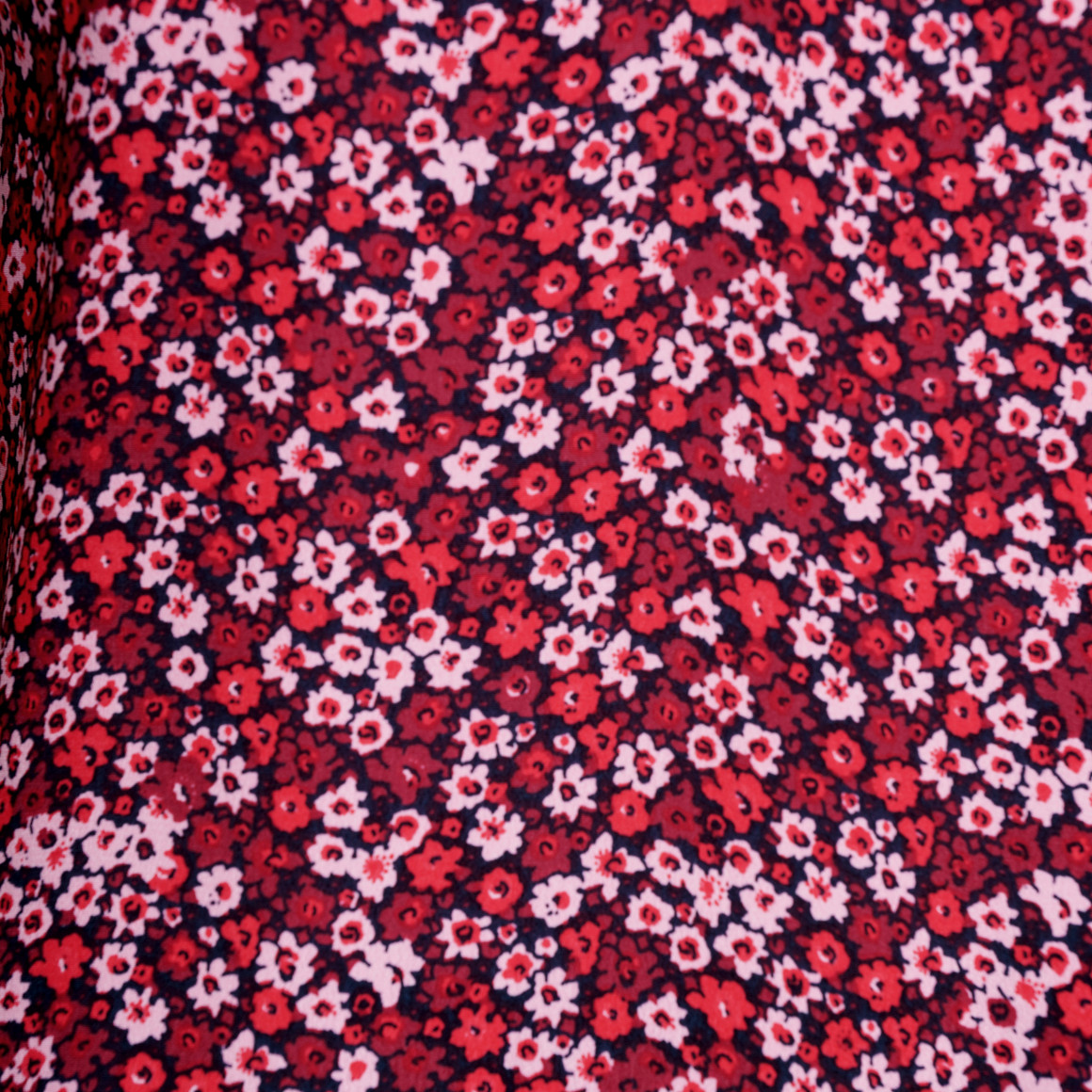 Damen Bluse mit floralem Allover-Print