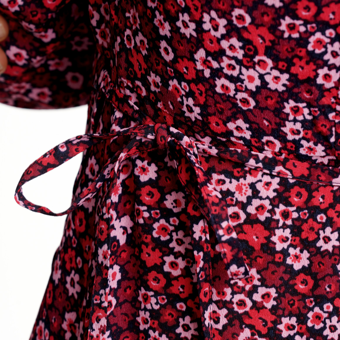 Damen Maxi-Kleid mit floralem Allover-Print