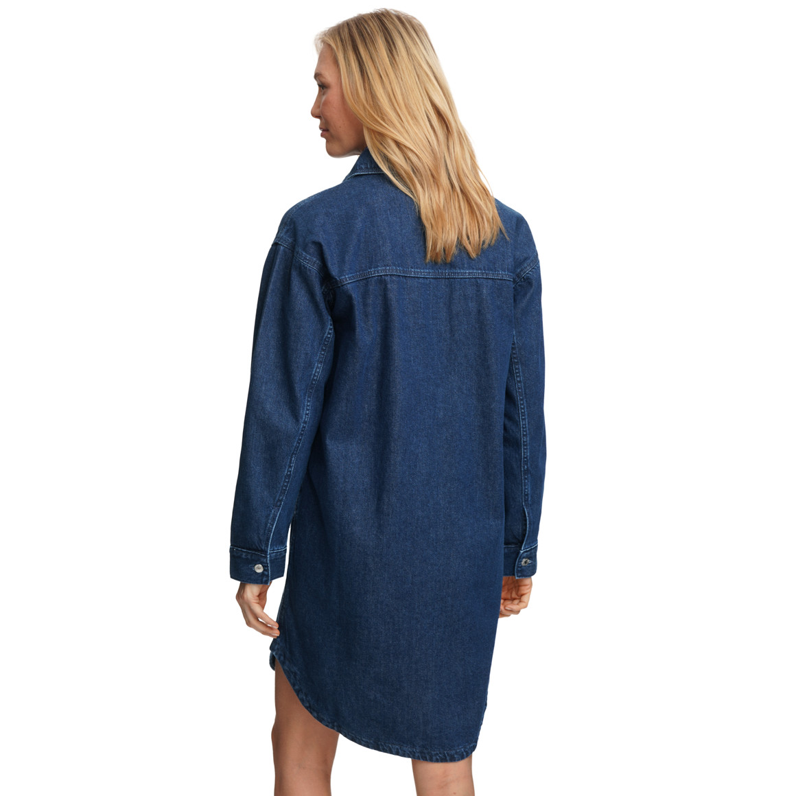 Damen Jeanskleid mit Knopfleiste