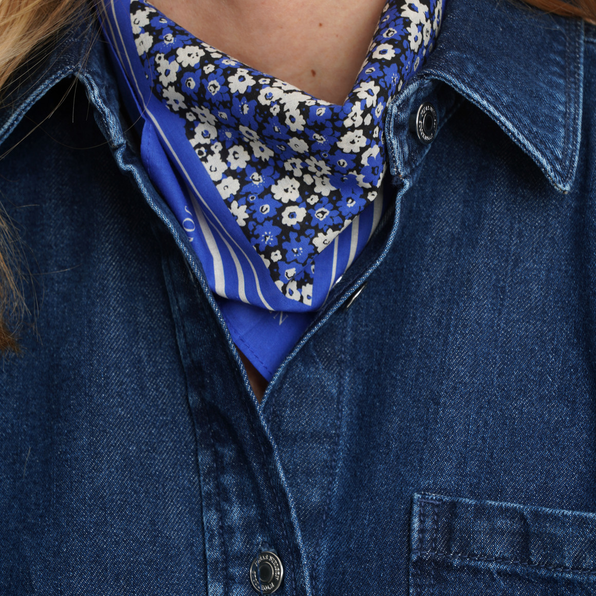 Damen Jeanskleid mit Knopfleiste