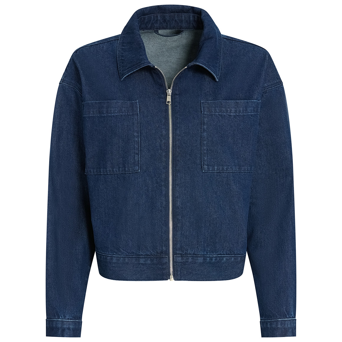 Damen Jeansjacke mir Reißverschluss