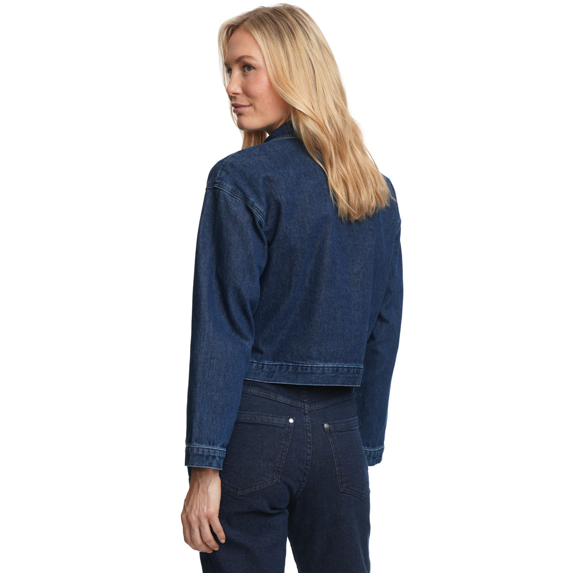 Damen Jeansjacke mir Reißverschluss