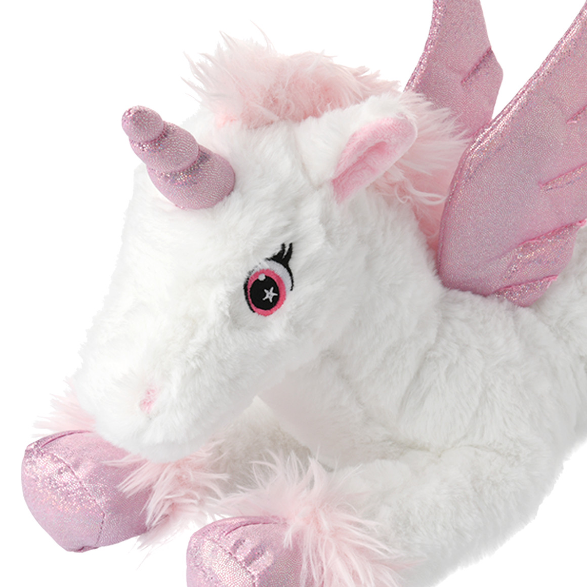 Einhorn Plüschtier mit Glitzer-Details