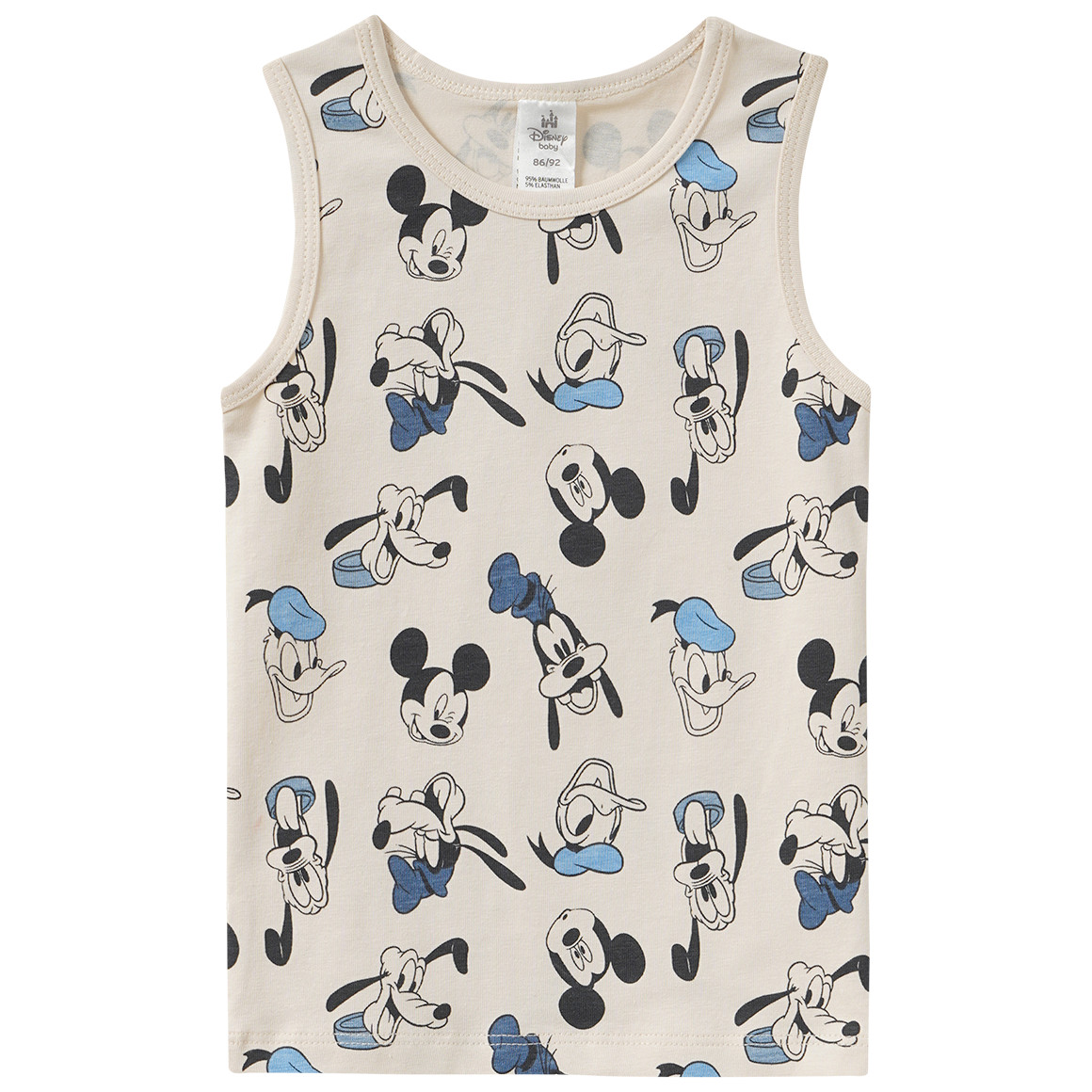 2 Micky Maus Unterhemden im Set