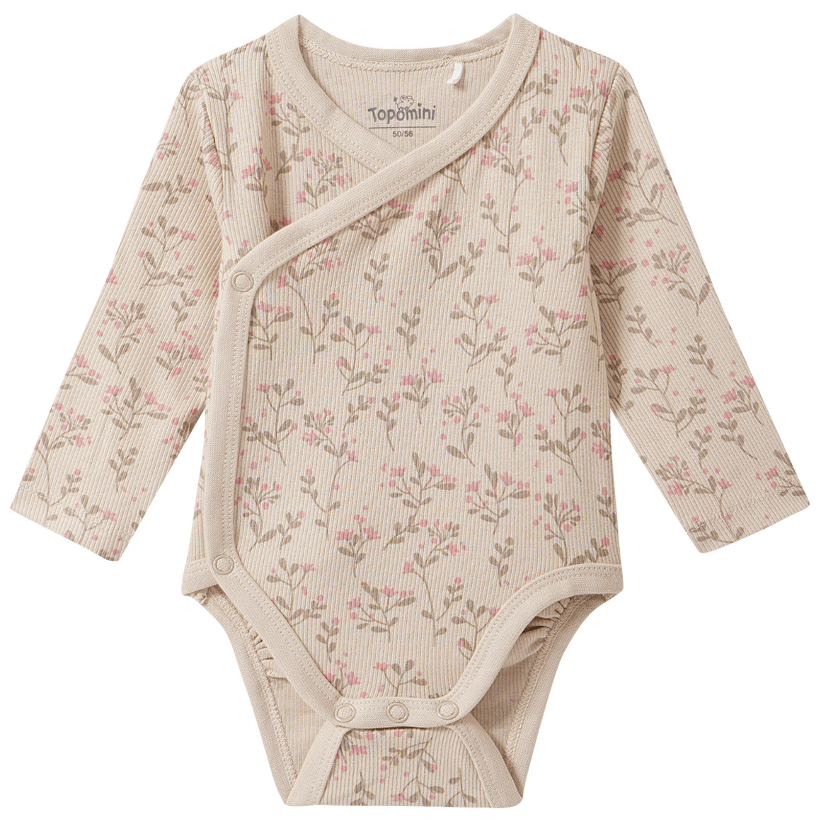 2 Baby Wickelbodys aus Bio-Baumwolle