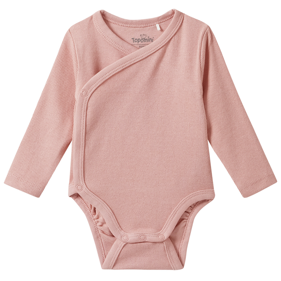 2 Baby Wickelbodys aus Bio-Baumwolle