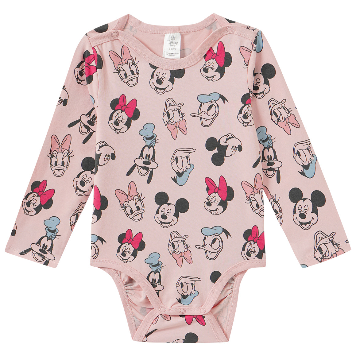 Minnie Maus Langarmbody mit Allover-Print