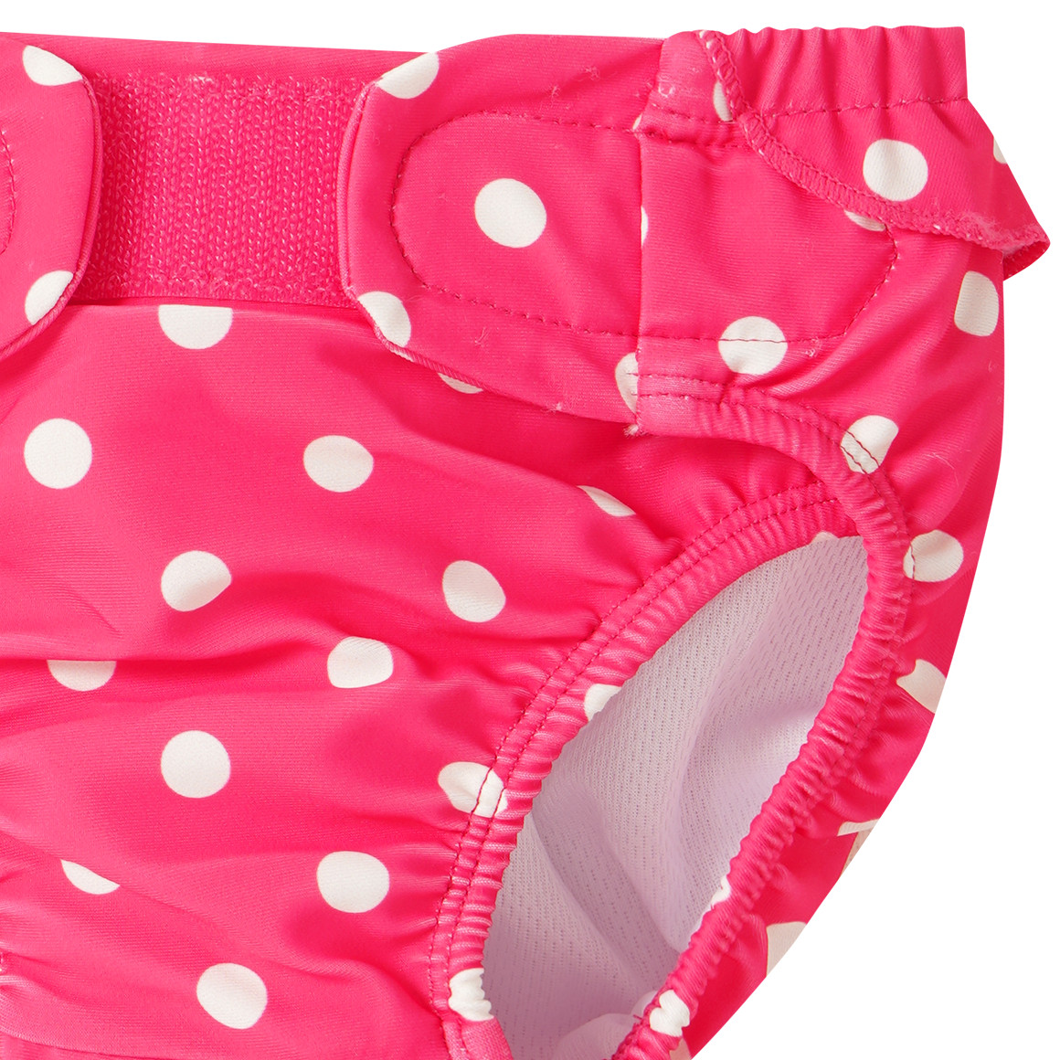 Baby Badewindel mit Punkten