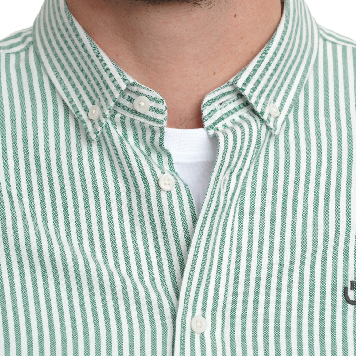 Overhemd voor heren met button-down kraag