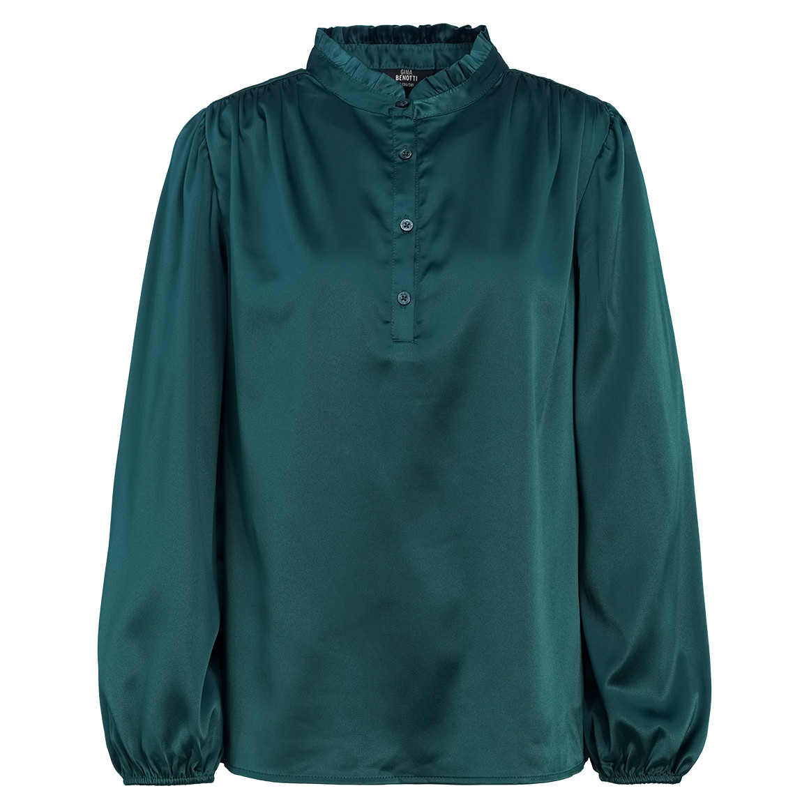Damen Bluse in Satin-Optik