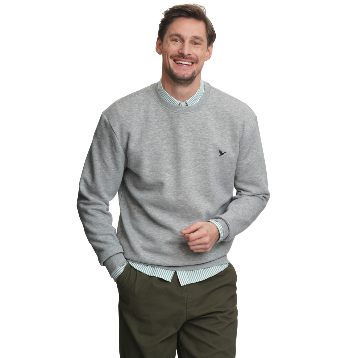 Herren Sweatshirt mit Backprint