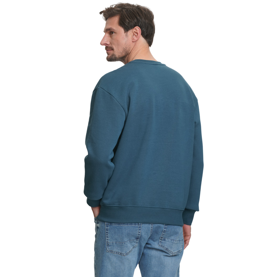 Herren Sweatshirt mit Stickerei