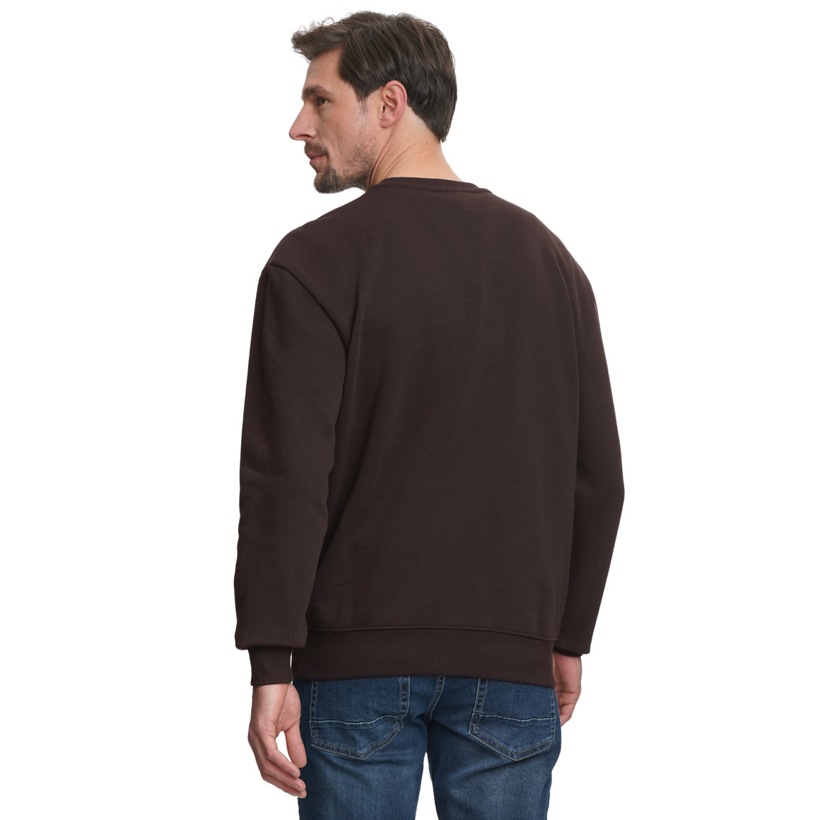 Herren Sweatshirt mit Stickerei