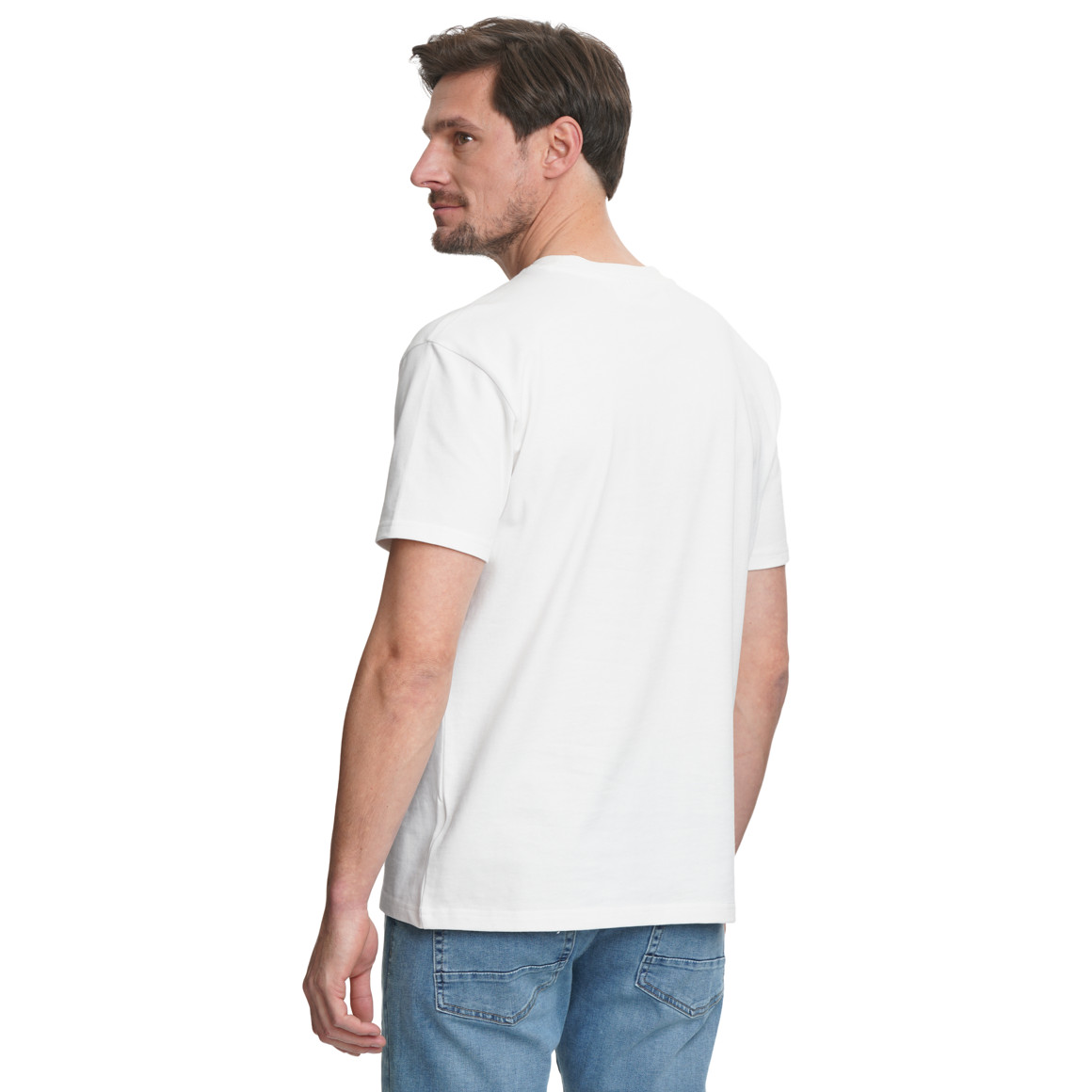 Heren T-shirt met stiksel