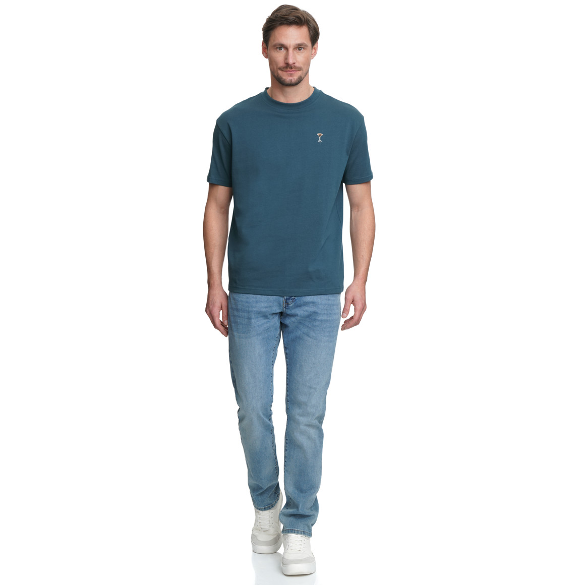 Herren T-Shirt mit Stickerei
