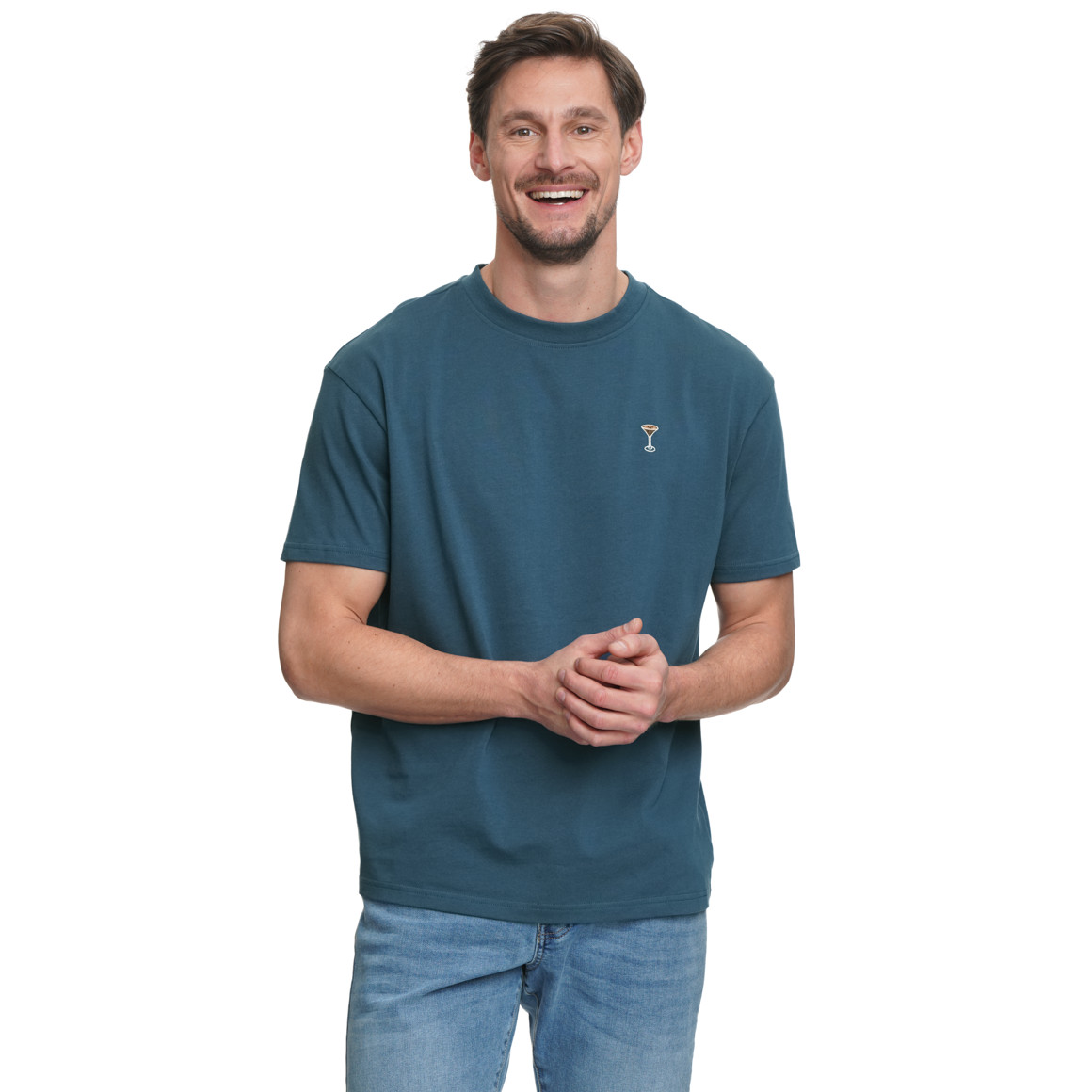 Herren T-Shirt mit Stickerei