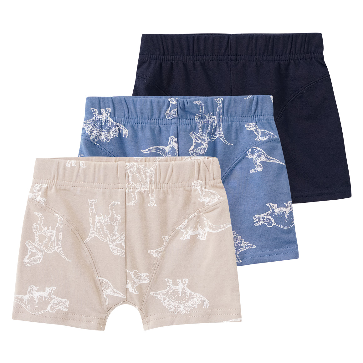 3 Jungen Boxer in verschiedenen Dessins