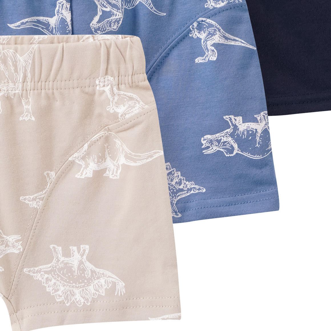 3 Jungen Boxer in verschiedenen Dessins