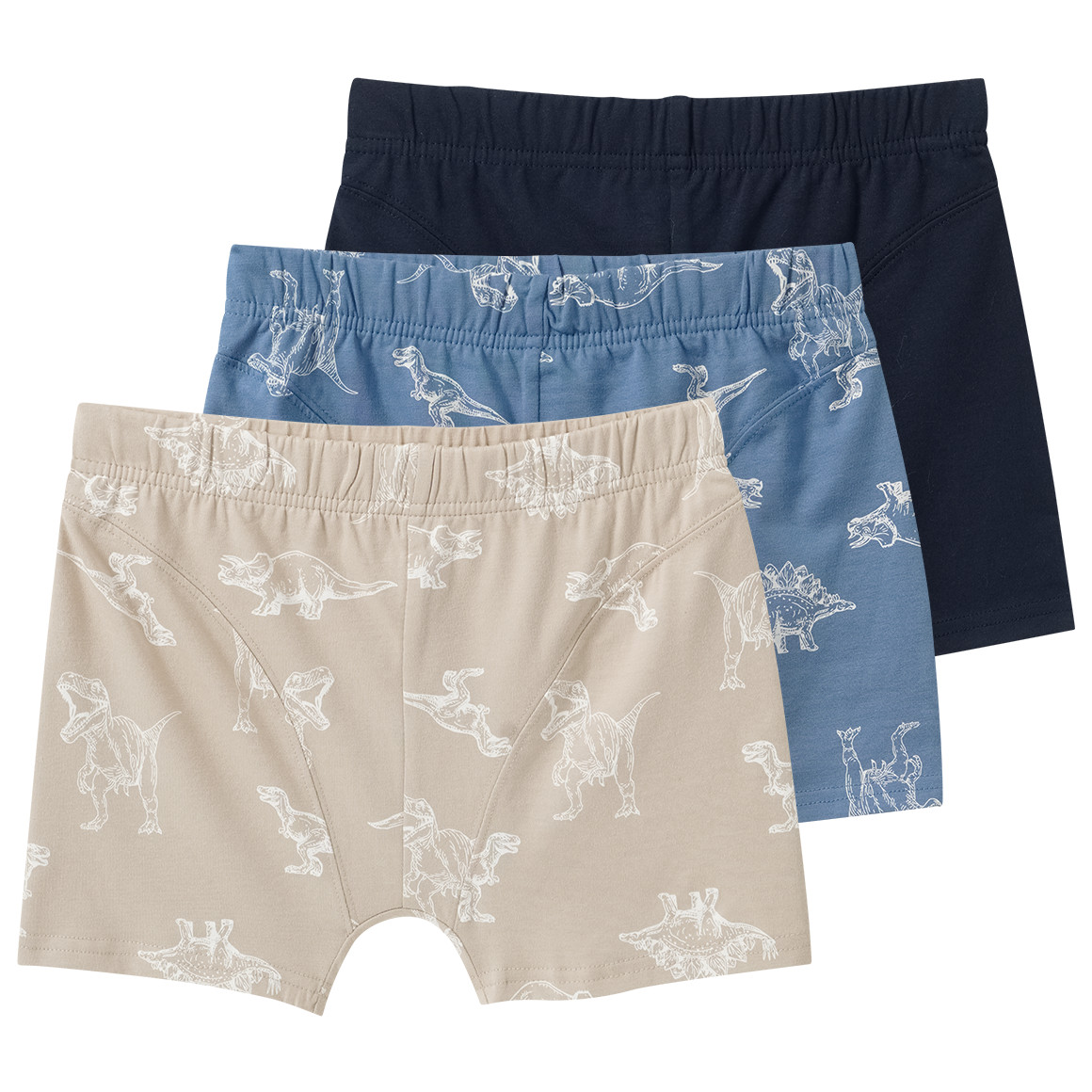 3 Jungen Boxer in verschiedenen Dessins