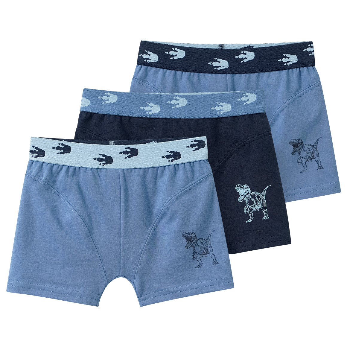 3 Jungen Boxer in verschiedenen Dessins
