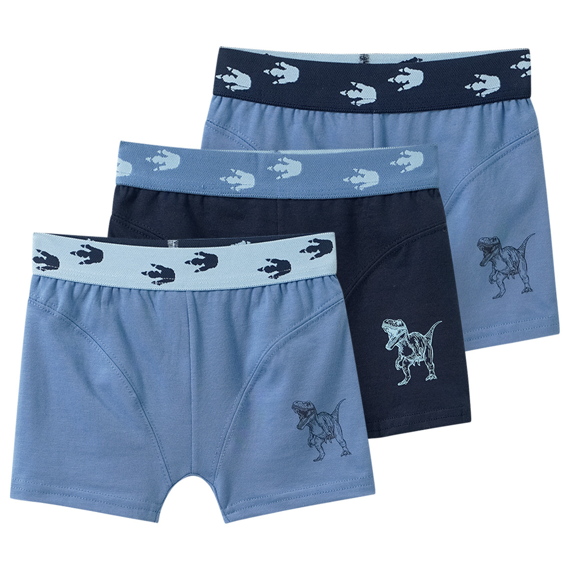 3 Jungen Boxer in verschiedenen Dessins