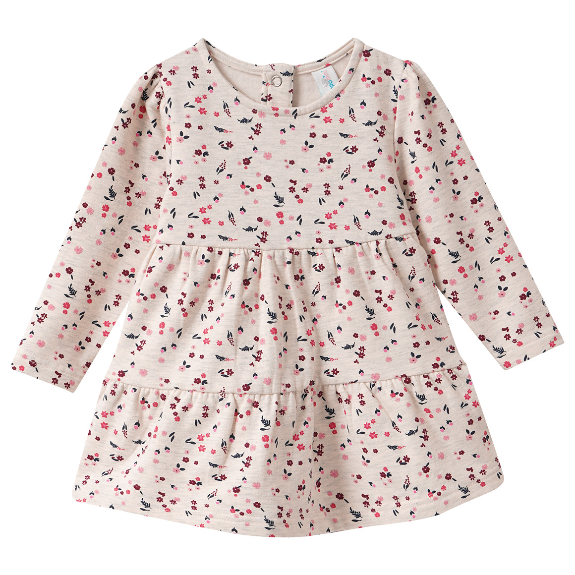 Baby Sweatkleid mit Blümchen