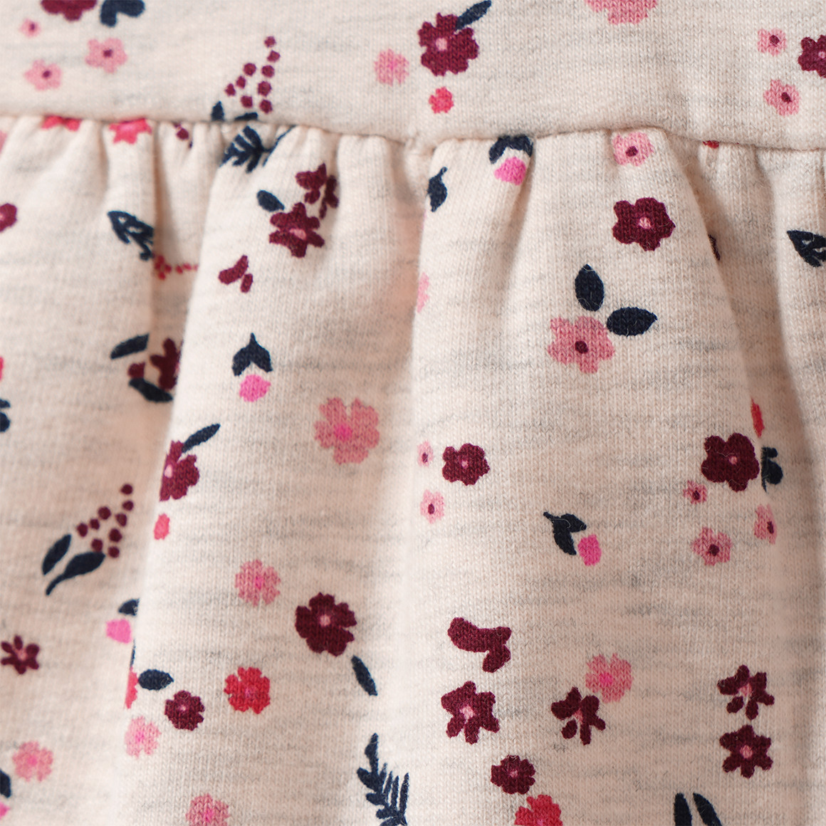 Baby Sweatkleid mit Blümchen