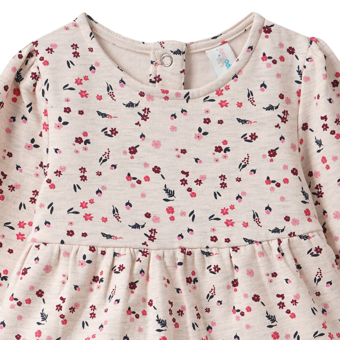 Baby Sweatkleid mit Blümchen
