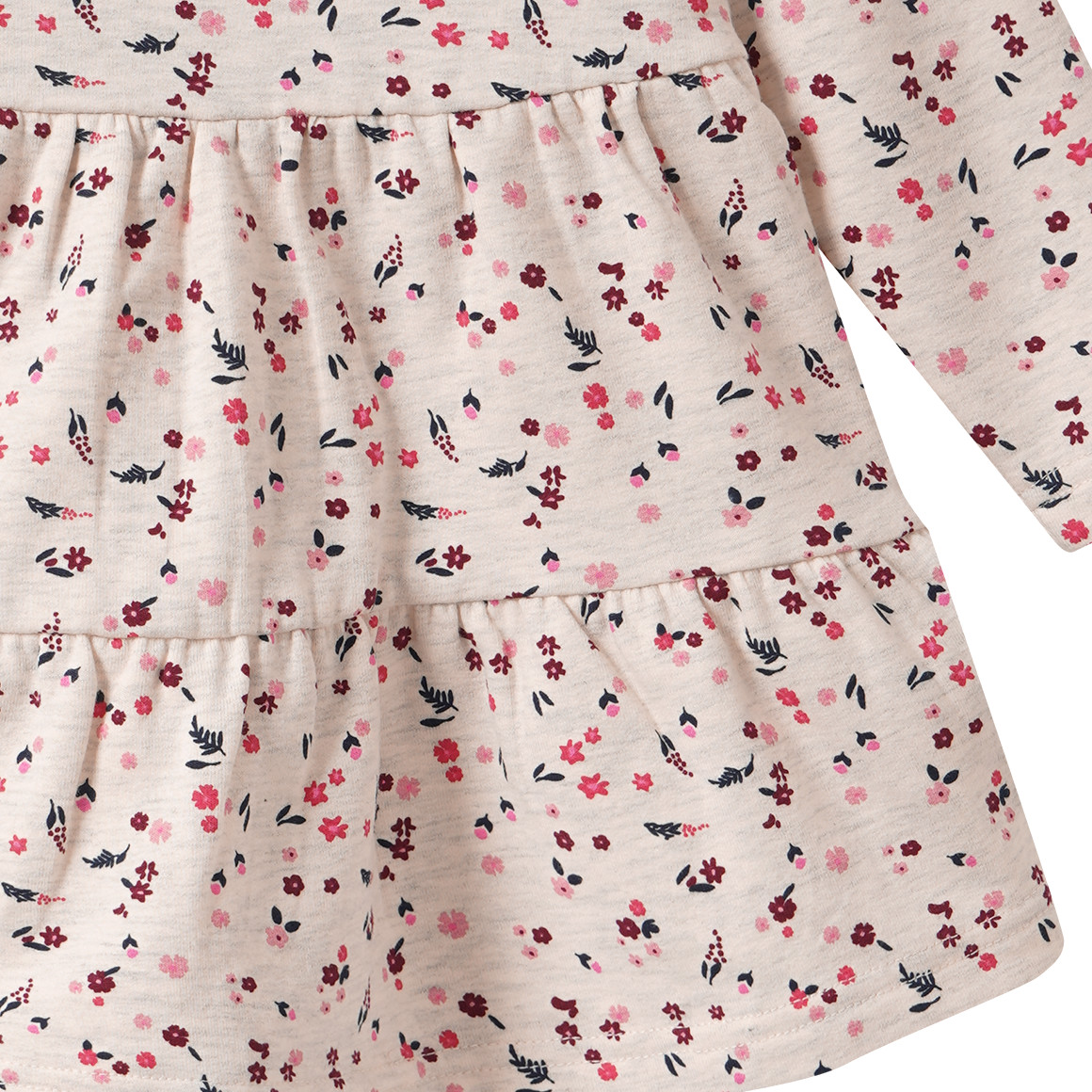 Baby Sweatkleid mit Blümchen