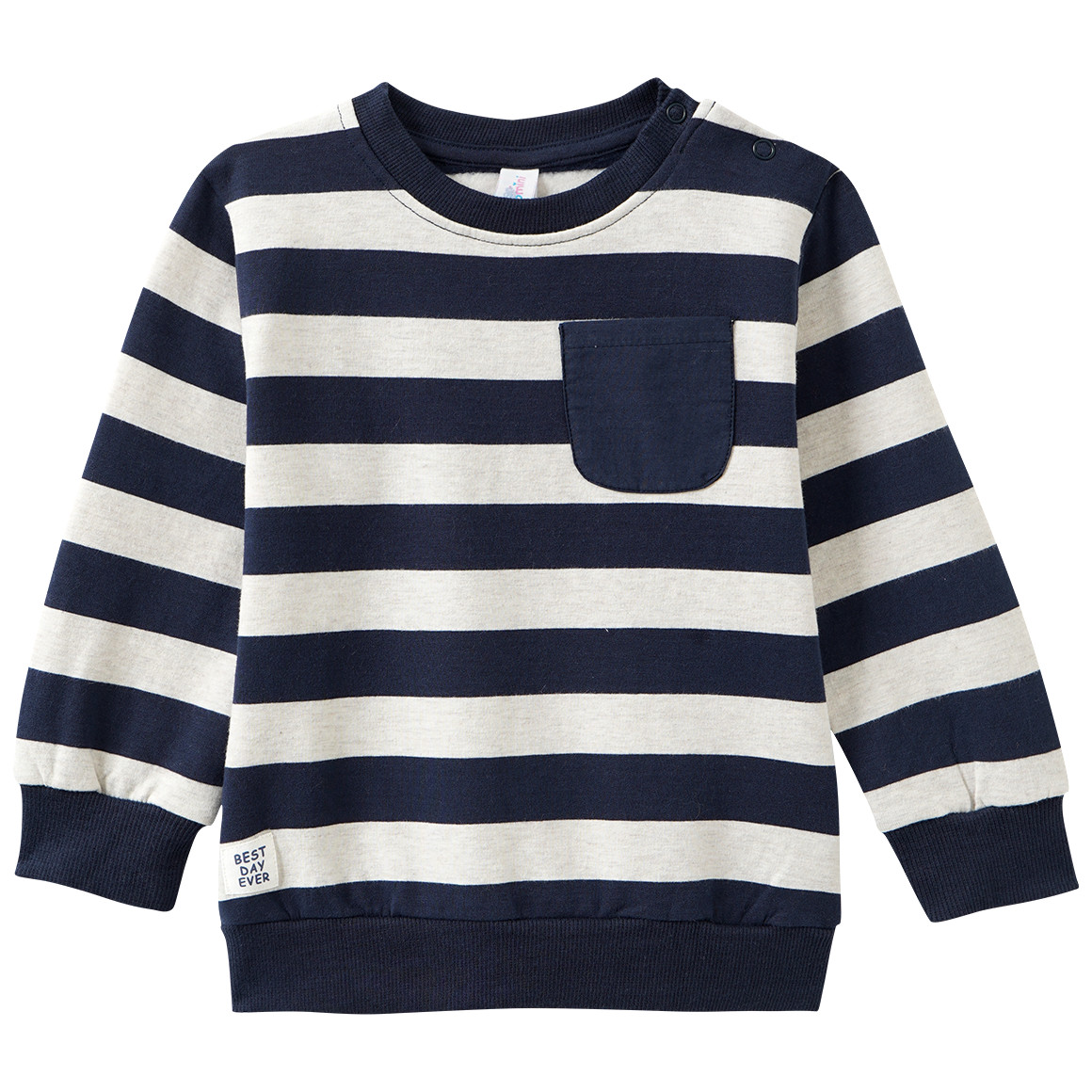 Baby Sweatshirt mit Blockstreifen