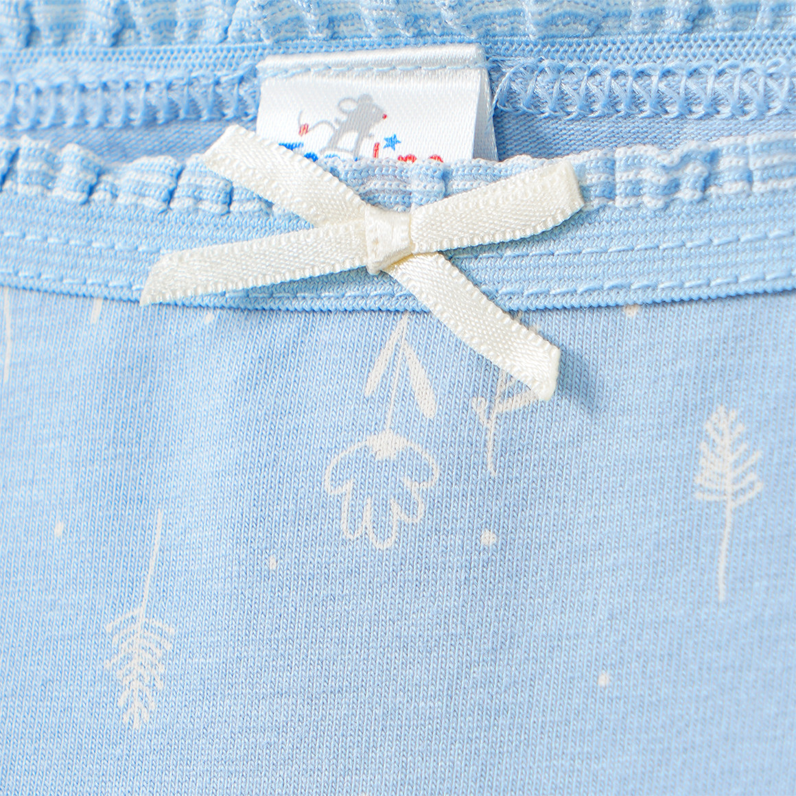 3 Mädchen Pantys mit floralem Print