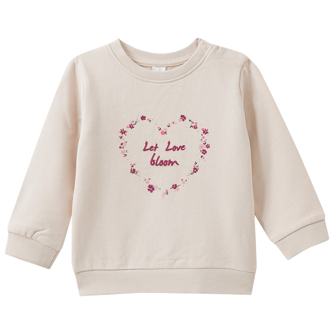Baby Sweatshirt mit Herz-Motiv