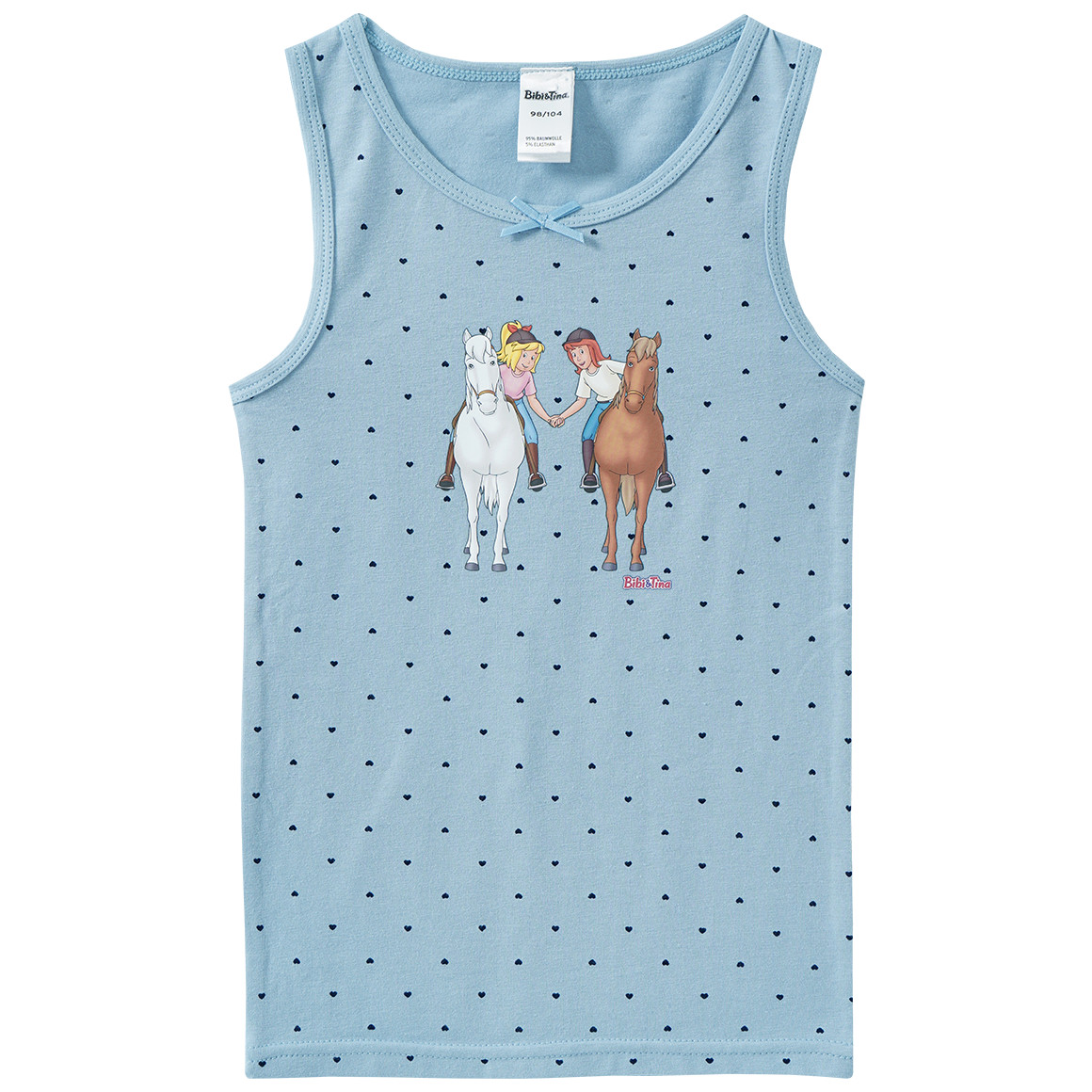 2 Bibi & Tina Unterhemden im Set