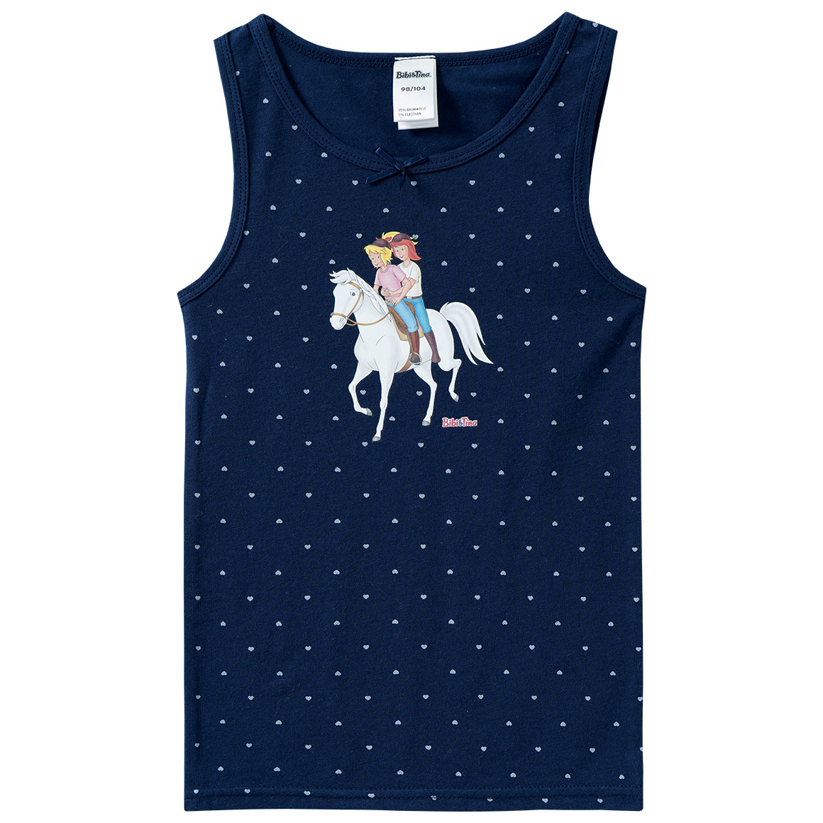 2 Bibi & Tina Unterhemden im Set