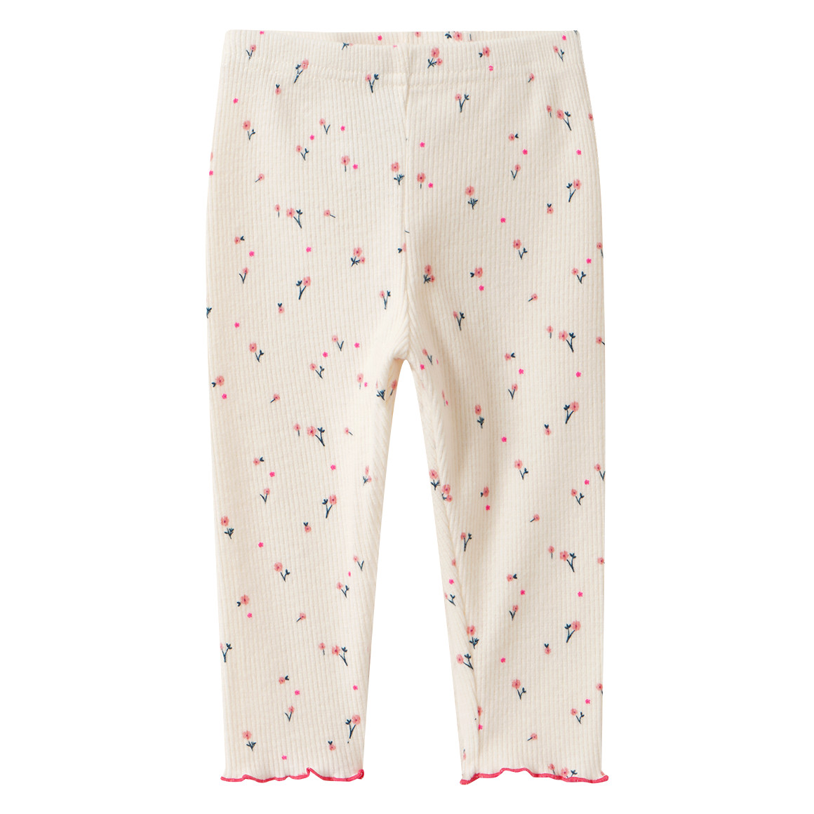 Babylegging met bloemen