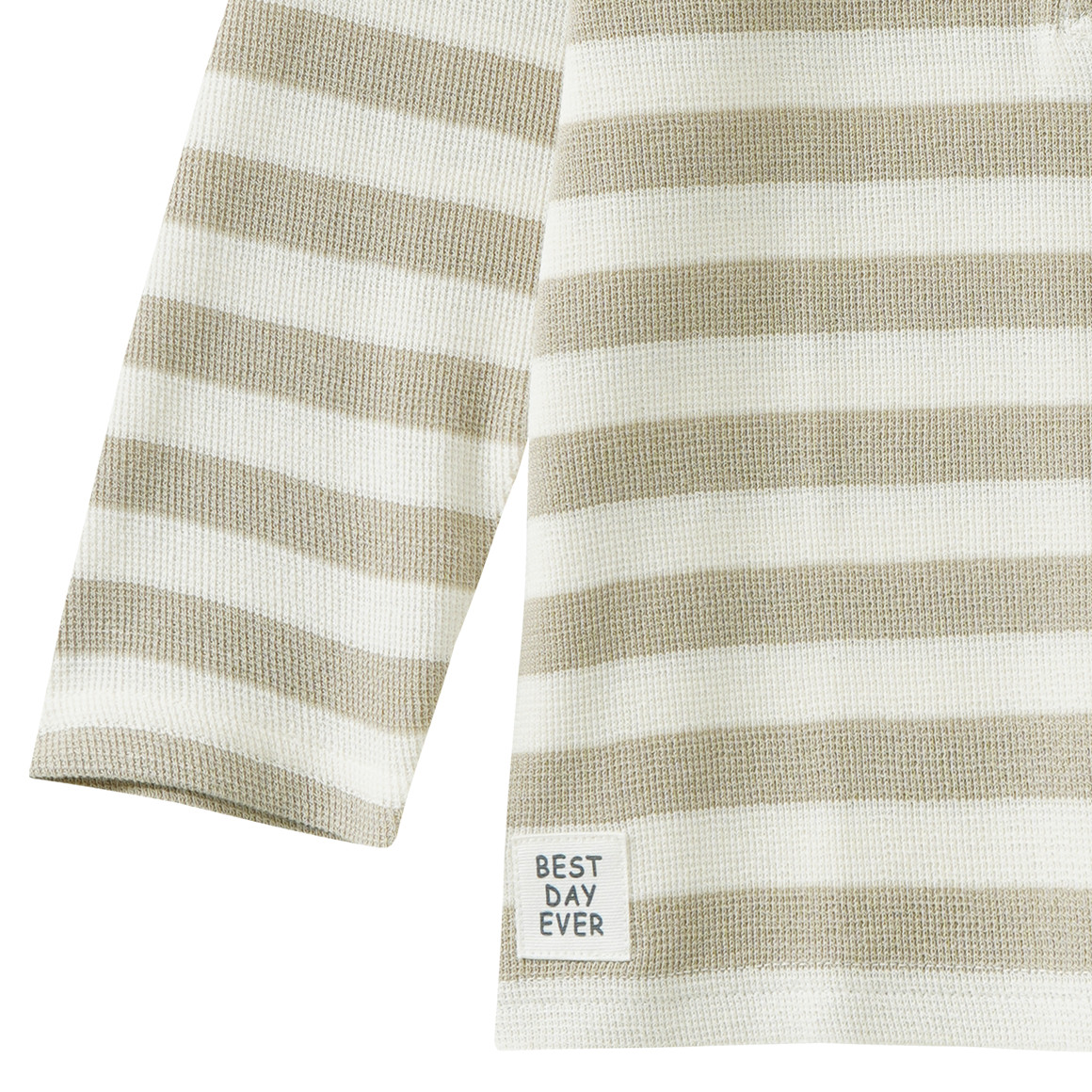 Baby Langarmshirt mit Waffelstruktur
