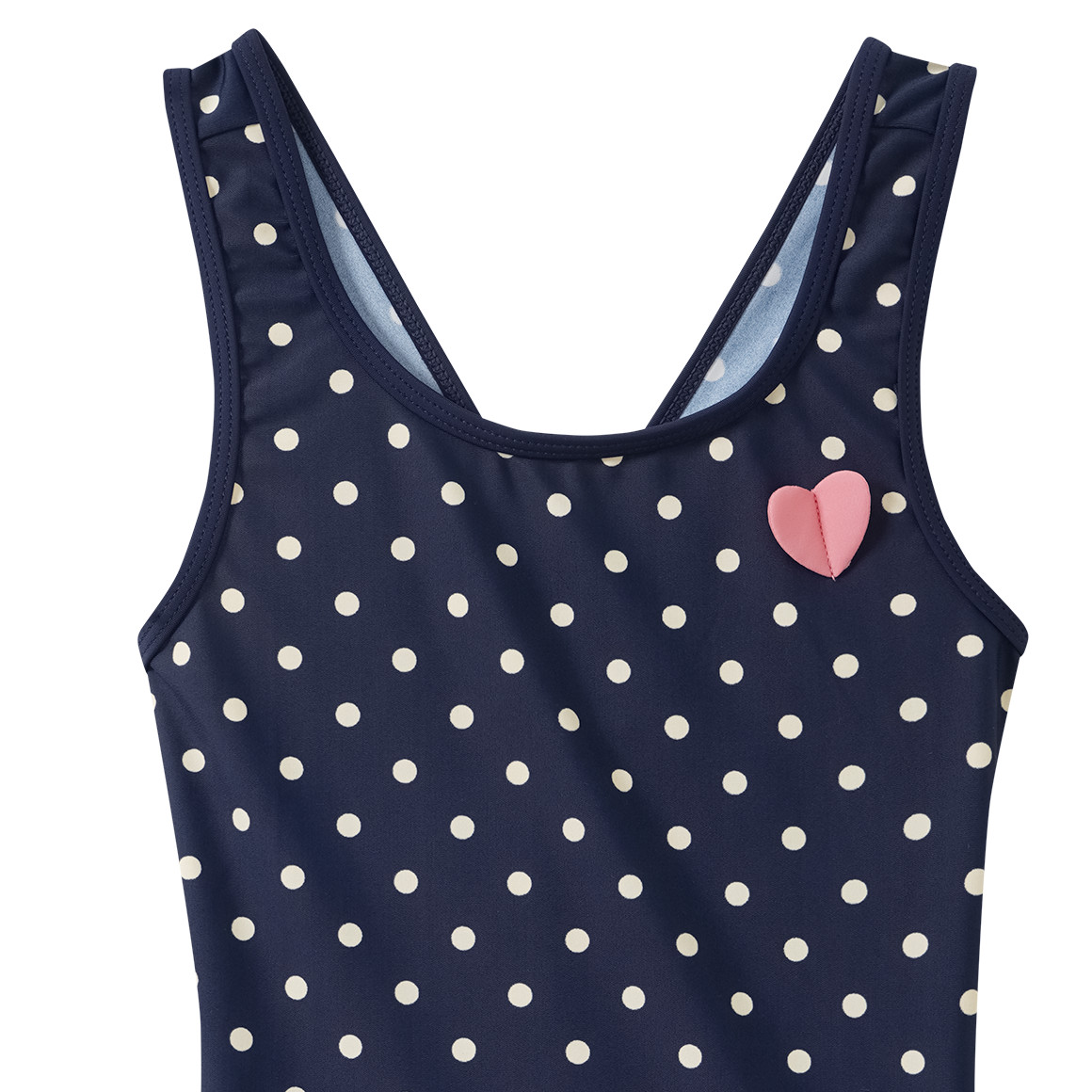 Mädchen Badeanzug mit Punkten