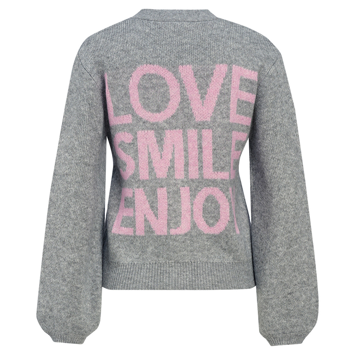 Damen Strickjacke mit Schriftzug