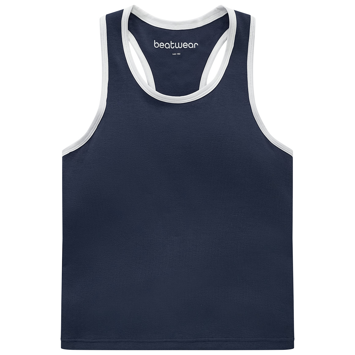 Sport-top voor meisjes met ingenaaide bustier