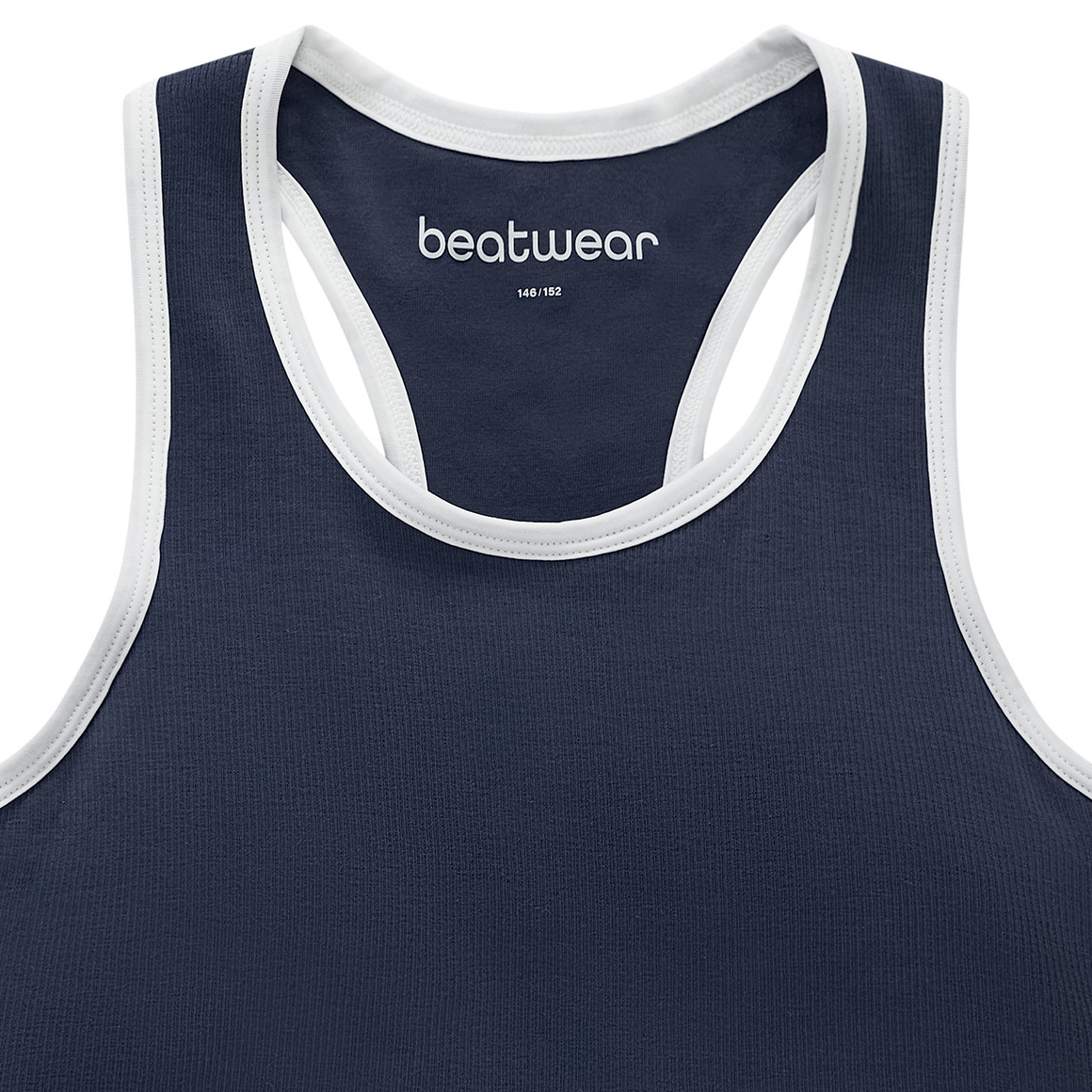 Sport-top voor meisjes met ingenaaide bustier