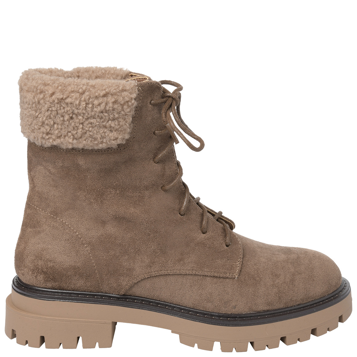 Dames enkellaarsjes met veters