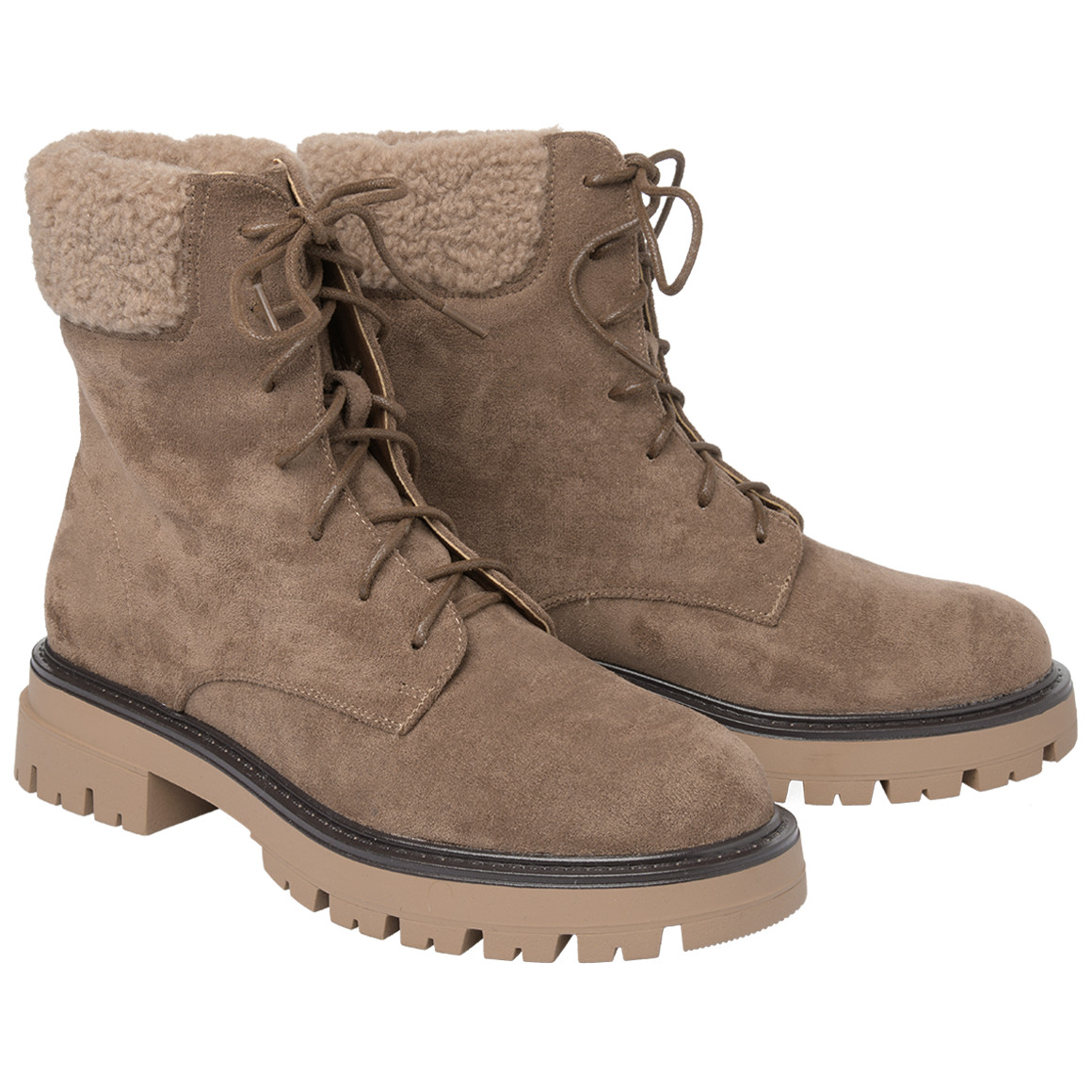 Dames enkellaarsjes met veters