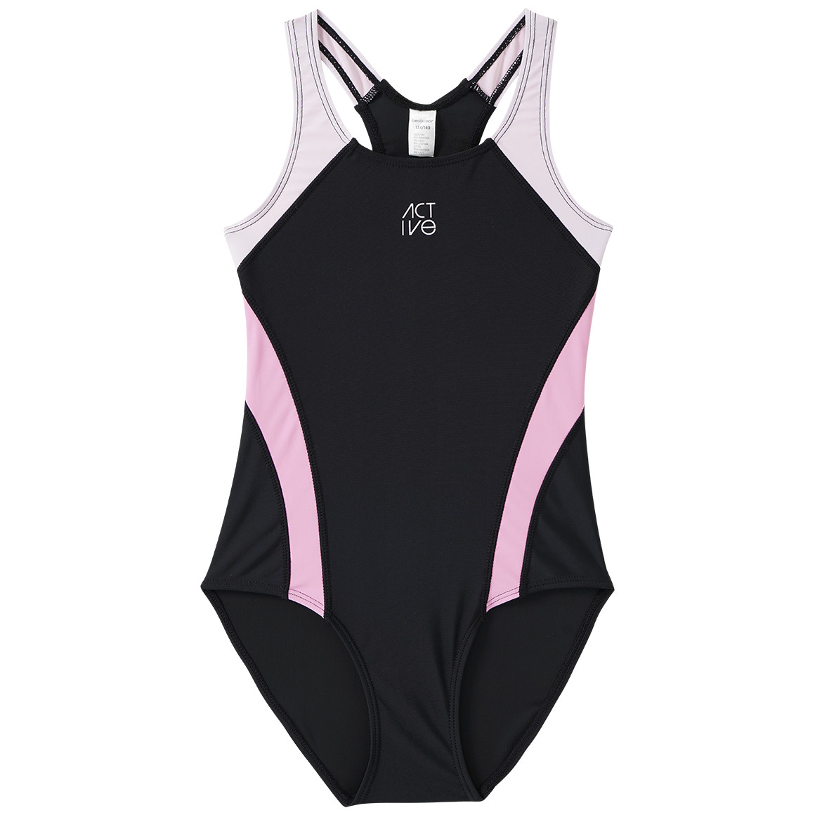 Mädchen Sport-Badeanzug mit Ringerrücken